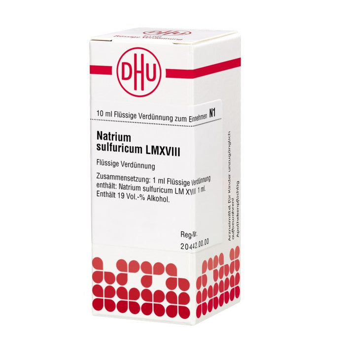 Natrium sulfuricum LM XVIII DHU Dilution, 10 ml Lösung