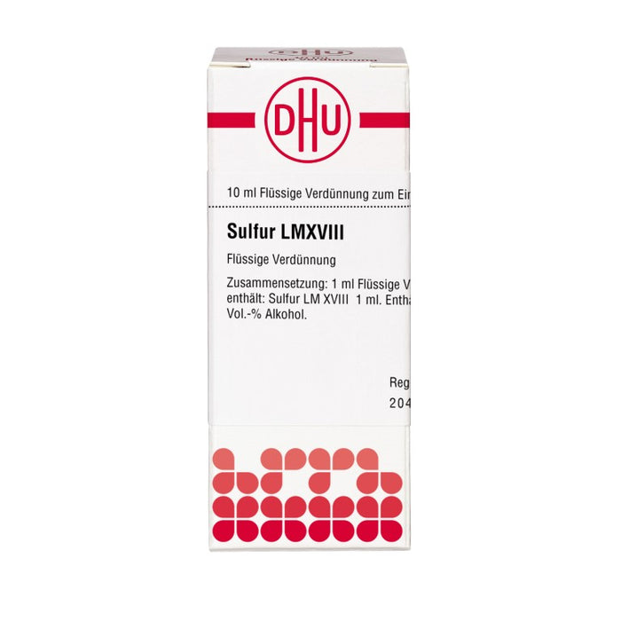 DHU Sulfur LM XVIII Dilution, 10 ml Lösung