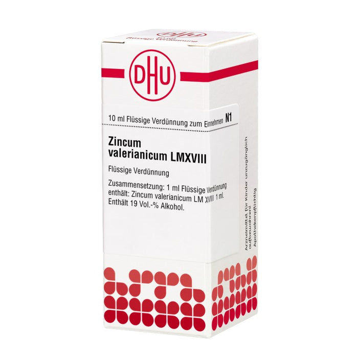 Zincum valerianicum LM XVIII DHU Dilution, 10 ml Lösung