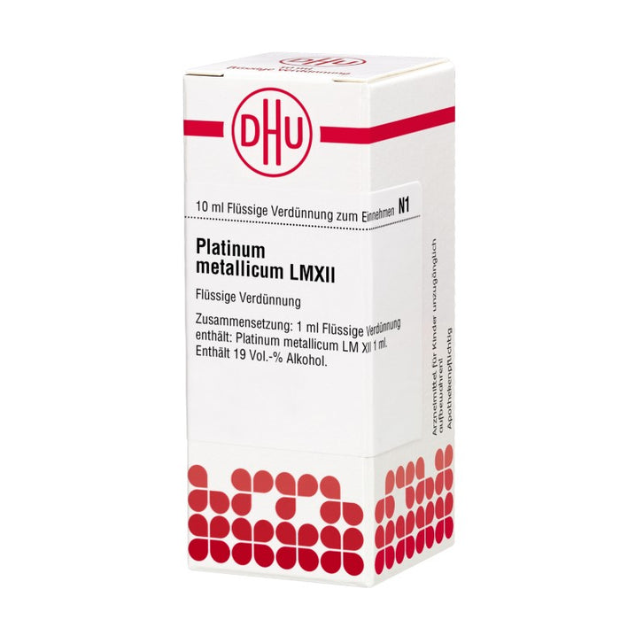 Platinum metallicum LM XII DHU Dilution, 10 ml Lösung