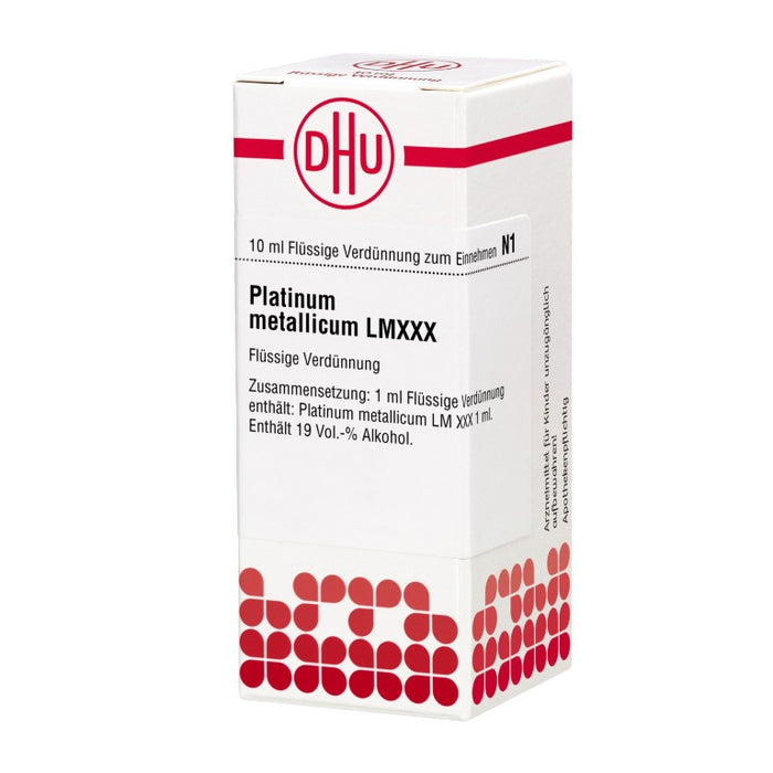 Platinum metallicum LM XXX DHU Dilution, 10 ml Lösung