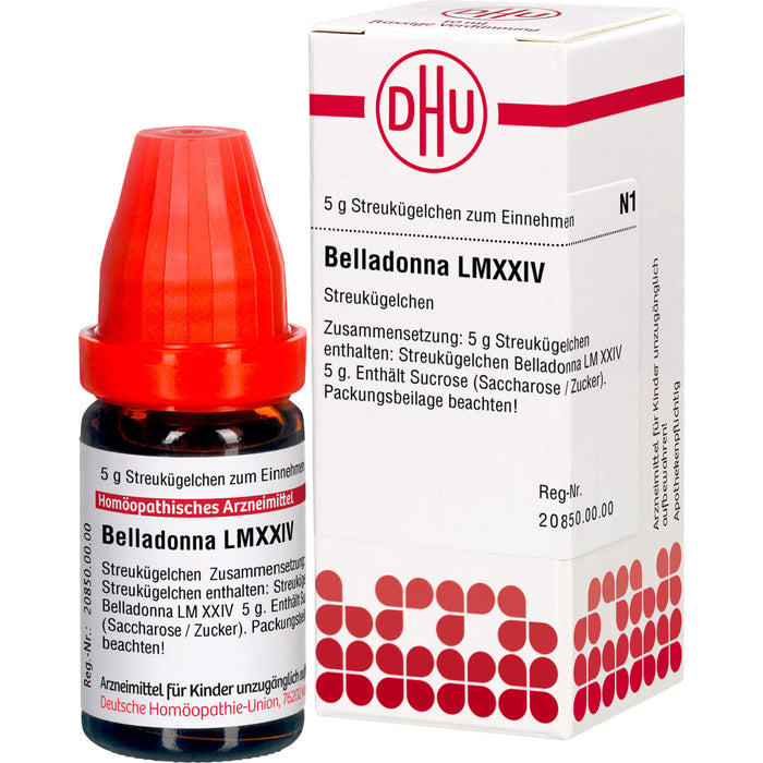 DHU Belladonna LM XXIV Streukügelchen, 5 g Globules