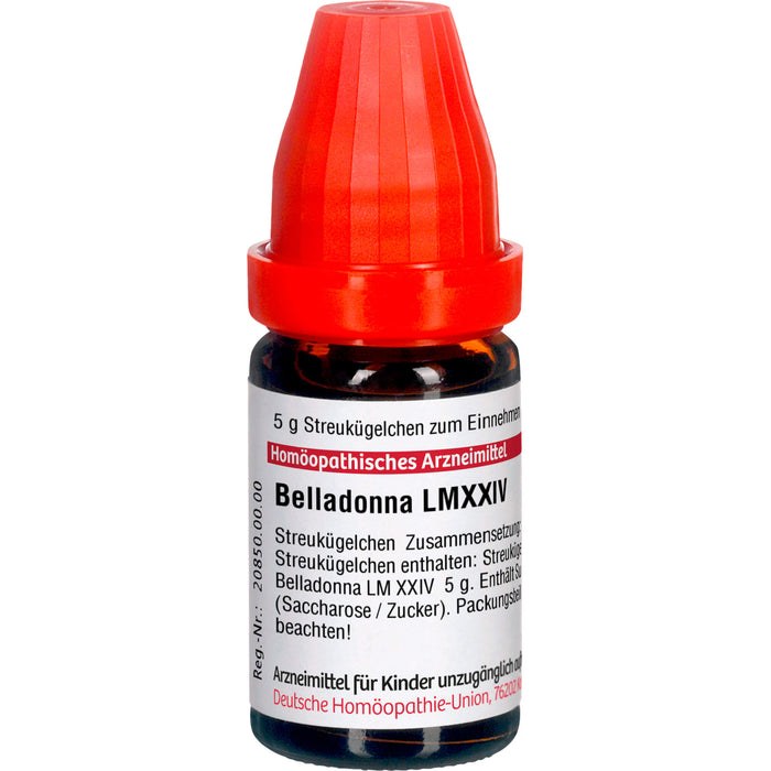 DHU Belladonna LM XXIV Streukügelchen, 5 g Globules