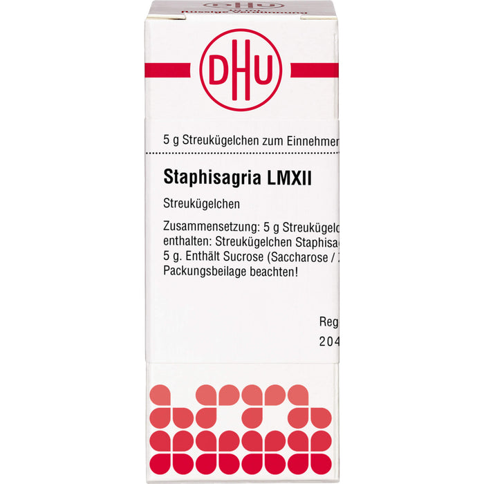 DHU Staphisagria LM XII Streukügelchen, 5 g Globules