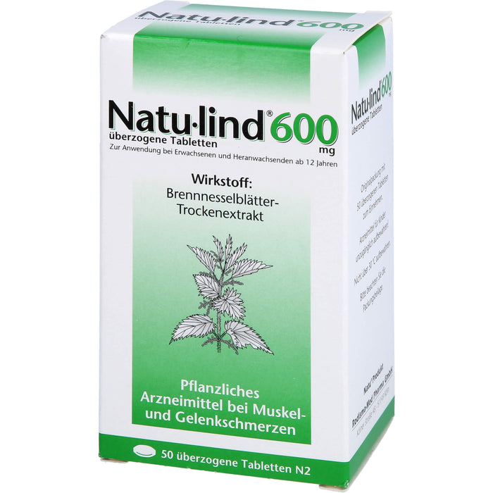 Natu-lind 600 mg, überzogene Tabletten, 50 St UTA