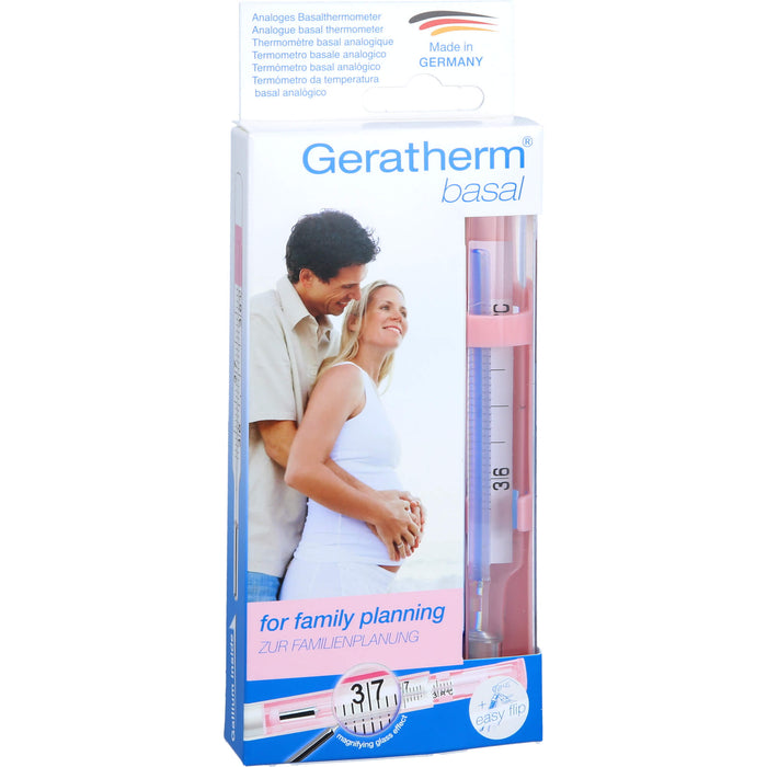 Geratherm basal analoges Basalthermometer, 1 pcs. clinical thermometer