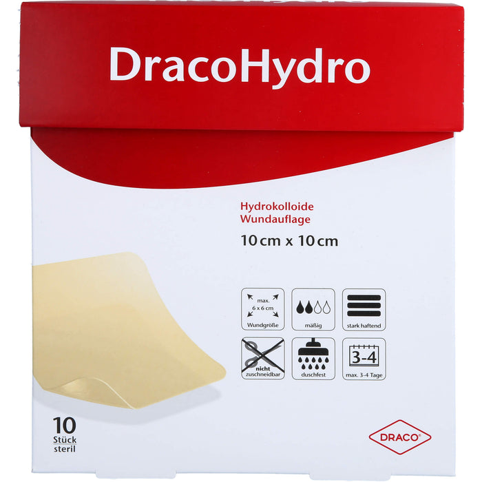 DracoHydro Hydrokolloider Wundverband, 10 St VER