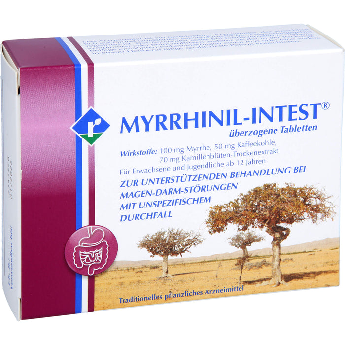 MYRRHINIL-INTEST überzogene Tabletten, 100 pcs. Tablets