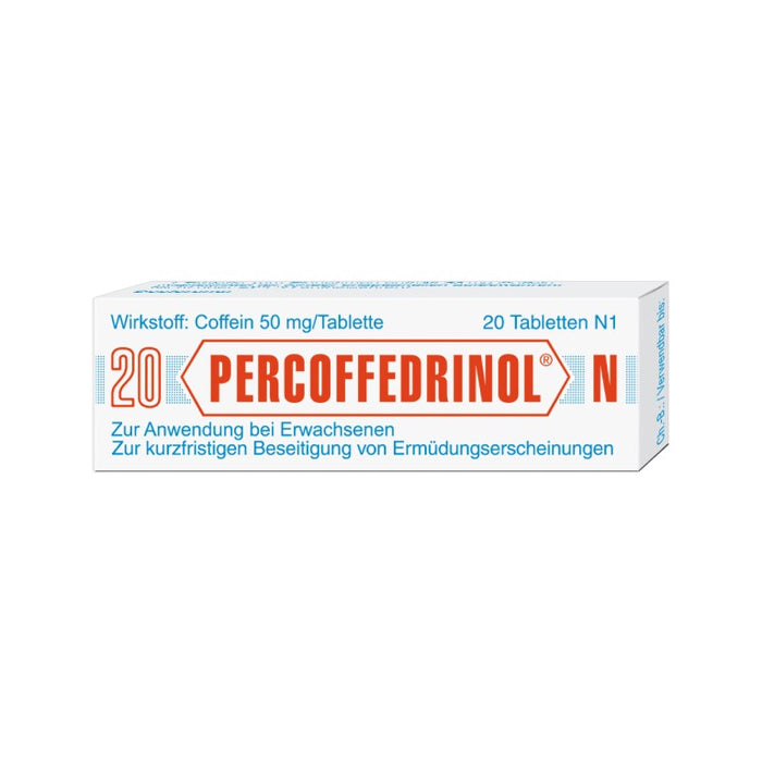 Percoffedrinol N Tabletten bei Ermüdungserscheinungen, 20 pcs. Tablets