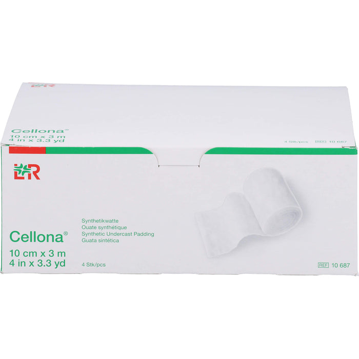 Cellona Synthetikwatte 10 cm x 3 m, 4 pc Coton