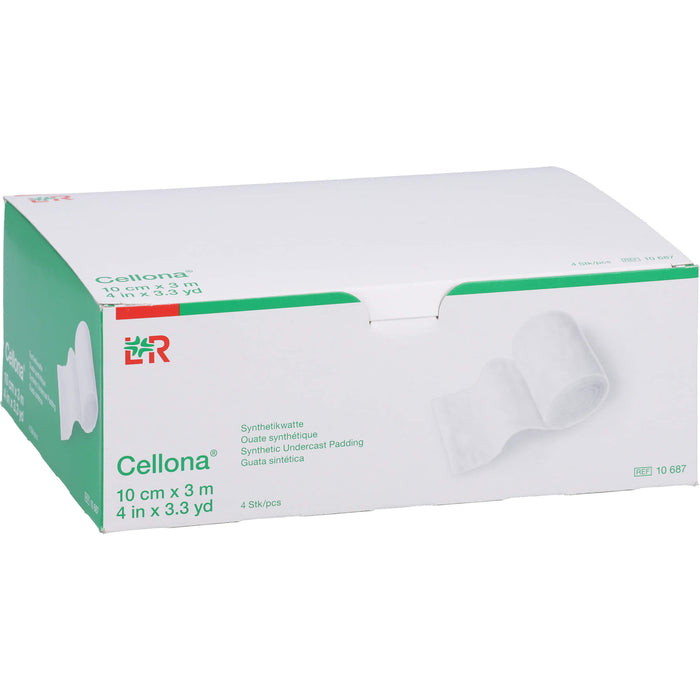 Cellona Synthetikwatte 10 cm x 3 m, 4 pc Coton