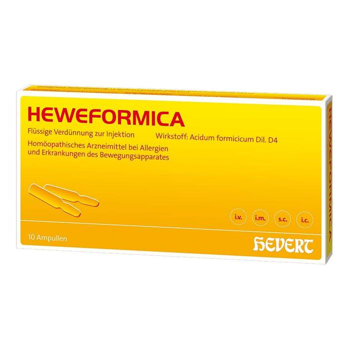 Heweformica, 10 St. Ampullen