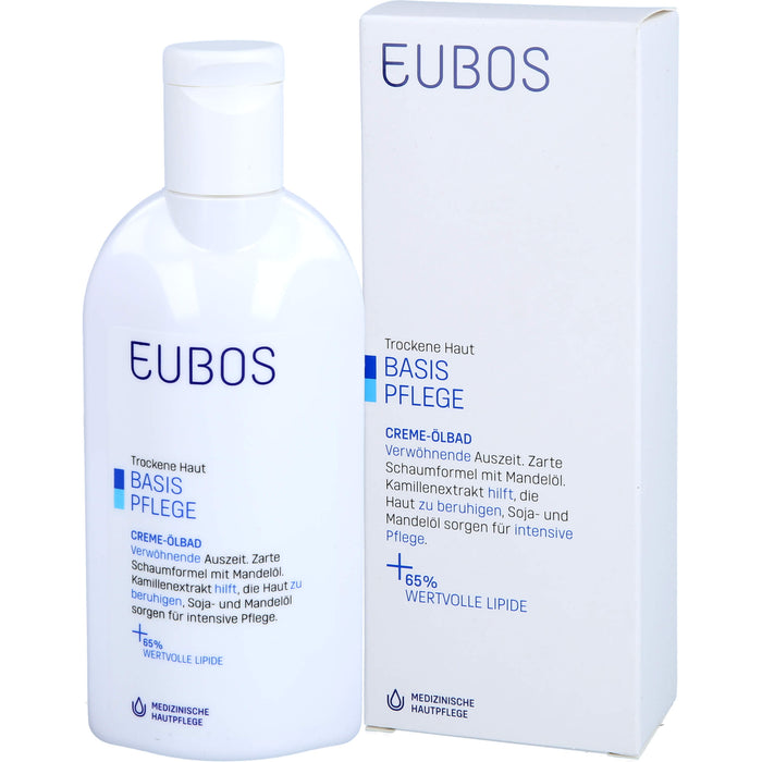 EUBOS CREME OELBAD, 200 ml BAD