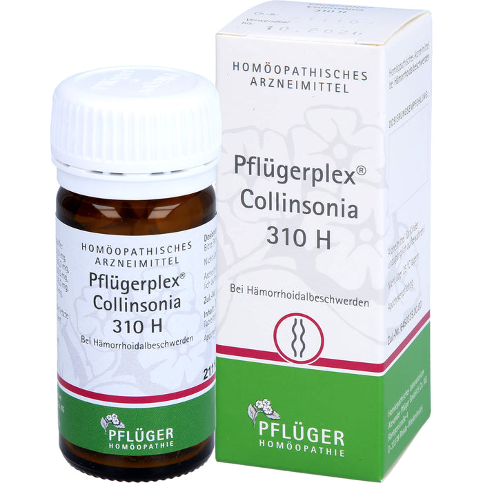 PFLÜGER Pflügerplex Collinsonia 310 H Tabletten bei Hämorrhoidalbeschwerden, 100 pc Tablettes