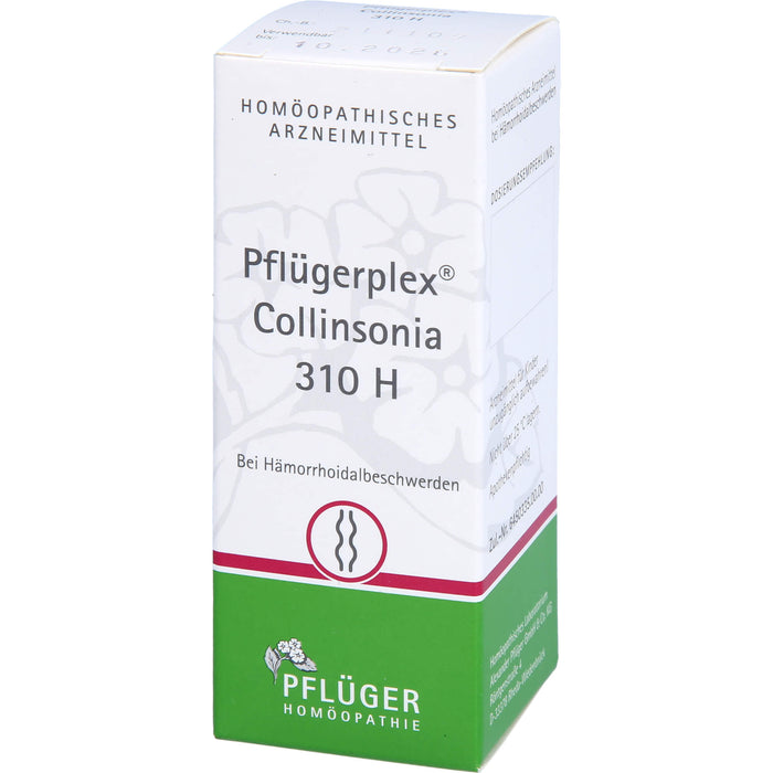 PFLÜGER Pflügerplex Collinsonia 310 H Tabletten bei Hämorrhoidalbeschwerden, 100 pc Tablettes