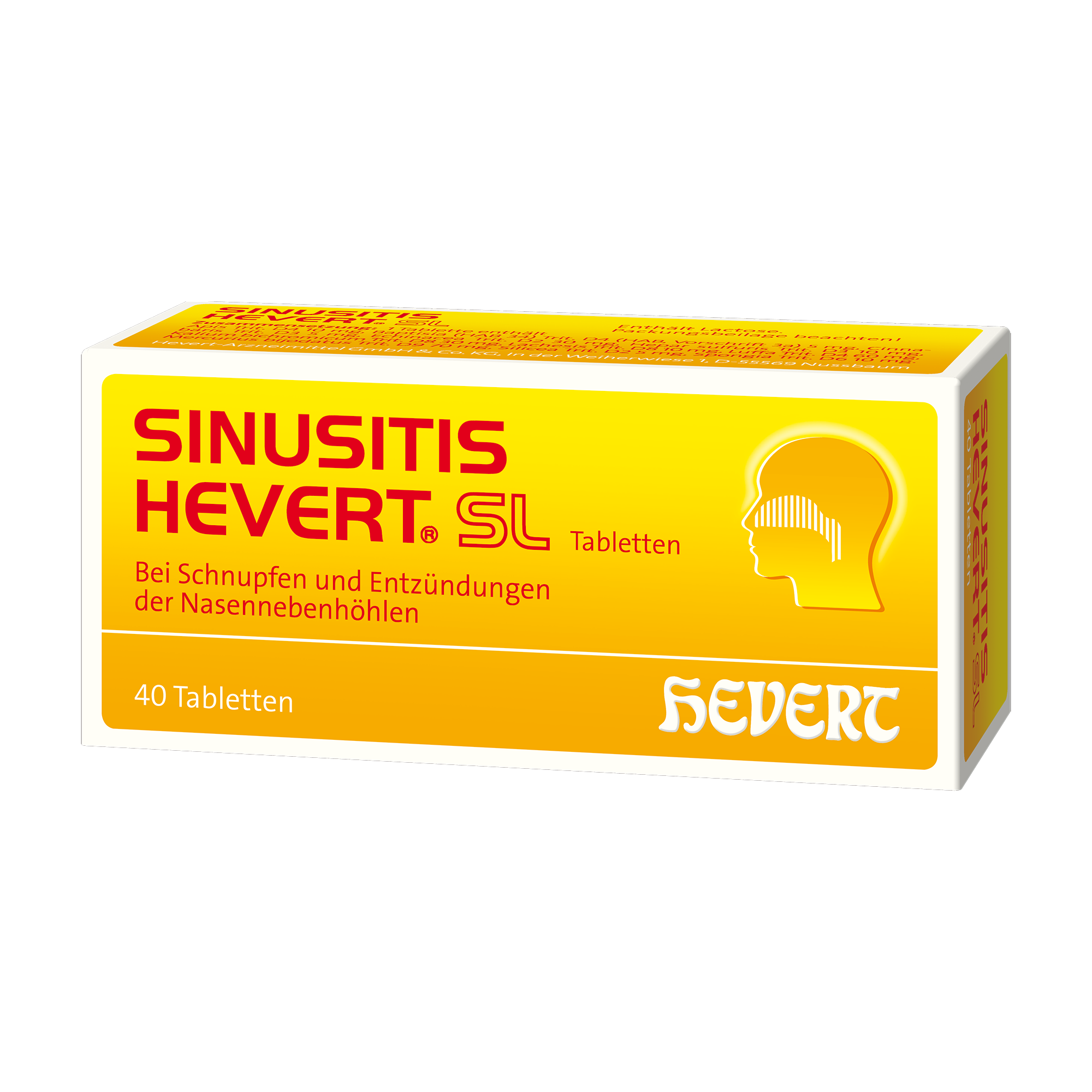 Sinusitis Hevert SL, 40 St. Tabletten