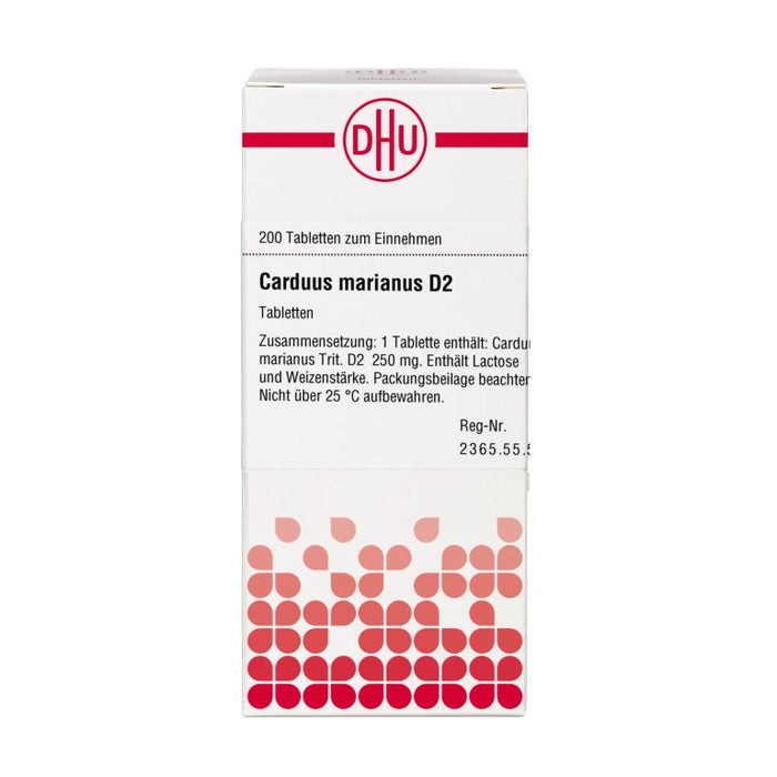 DHU Carduus marianus D2 Tabletten, 200 St. Tabletten