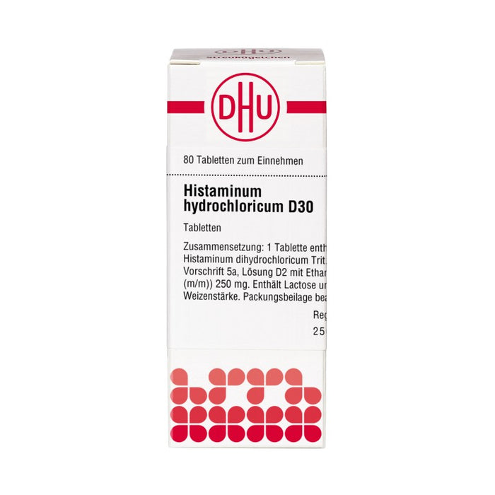 DHU Histaminum hydrochloricum D30 Tabletten, 80 pc Tablettes