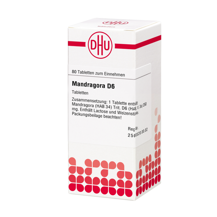 DHU Mandragora D6 Tabletten, 80 pcs. Tablets