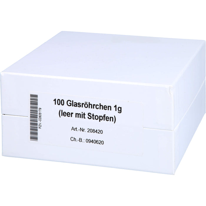 Glasröhrchen für Taschenapotheken, 100 pc Accessoire