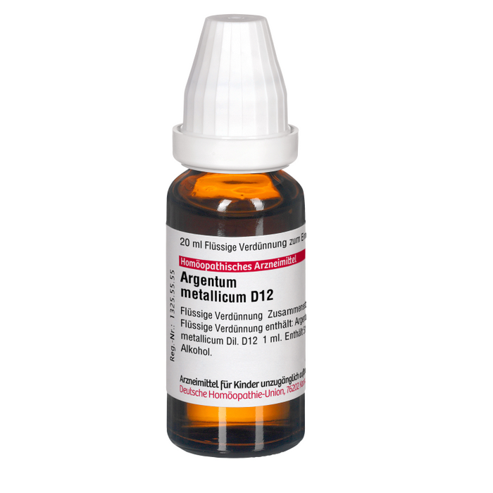 DHU Argentum metallicum D 12 Streukügelchen, 20 ml Lösung