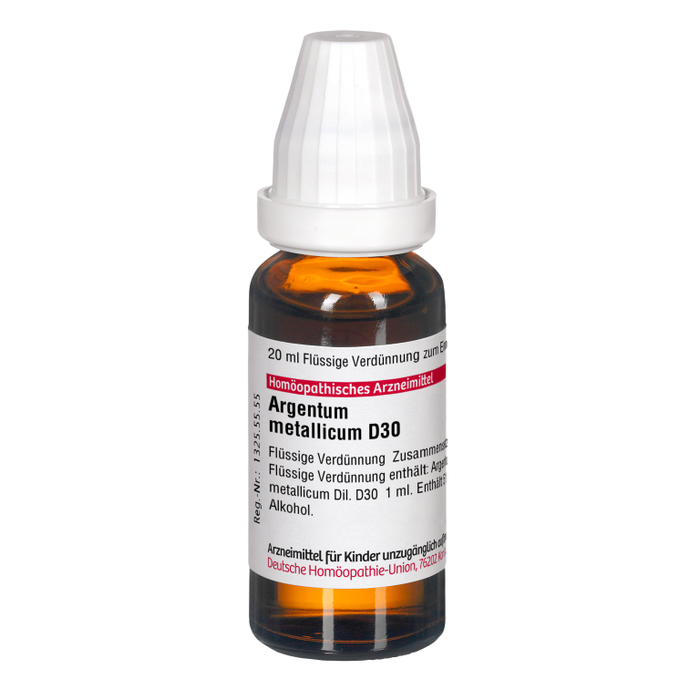 DHU Argentum metallicum D 30 Streukügelchen, 20 ml Lösung