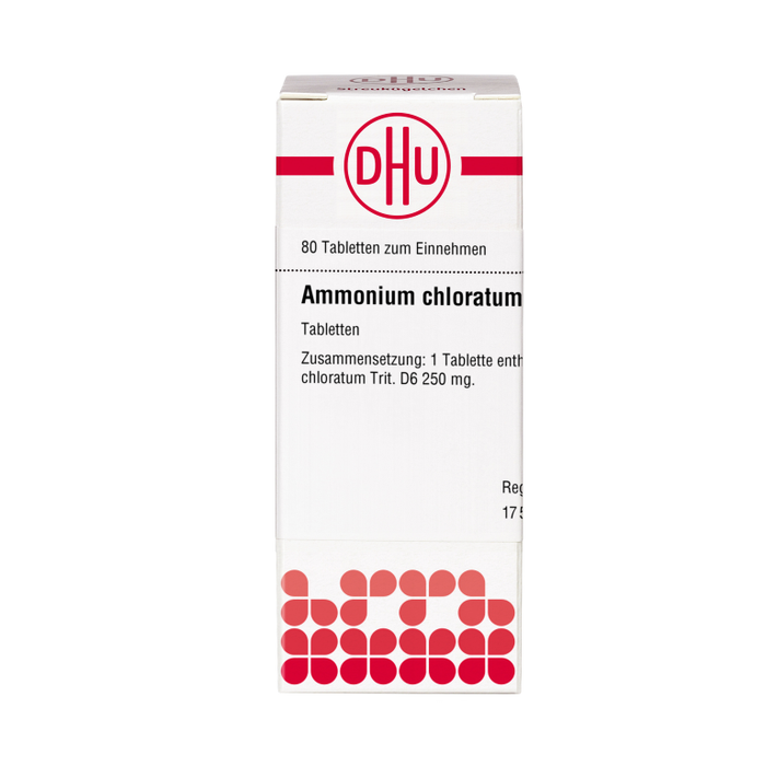 DHU Ammonium chloratum D6 Tabletten, 80 St. Tabletten