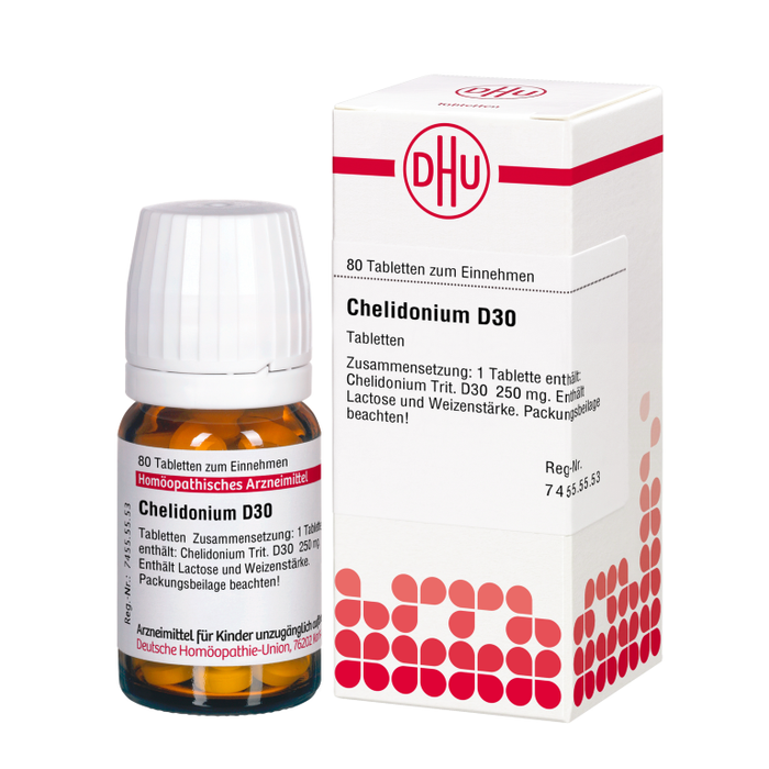 DHU Chelidonium D30 Tabletten, 80 St. Tabletten