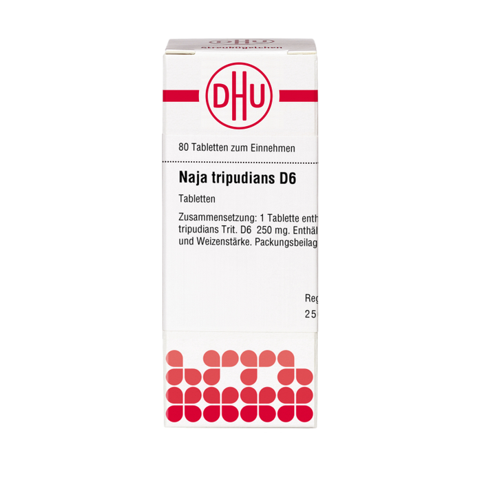 DHU Naja tripudians D6 Tabletten, 80 St. Tabletten