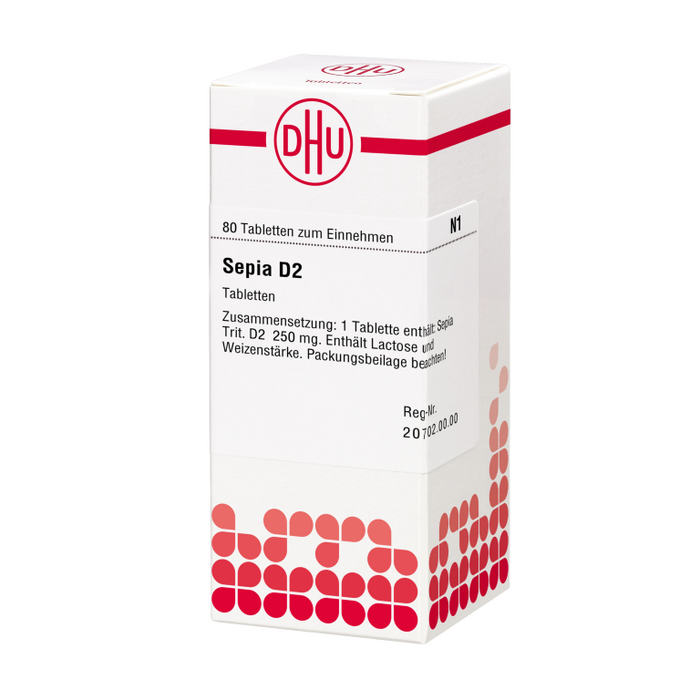 DHU Sepia D2 Tabletten, 80 St. Tabletten