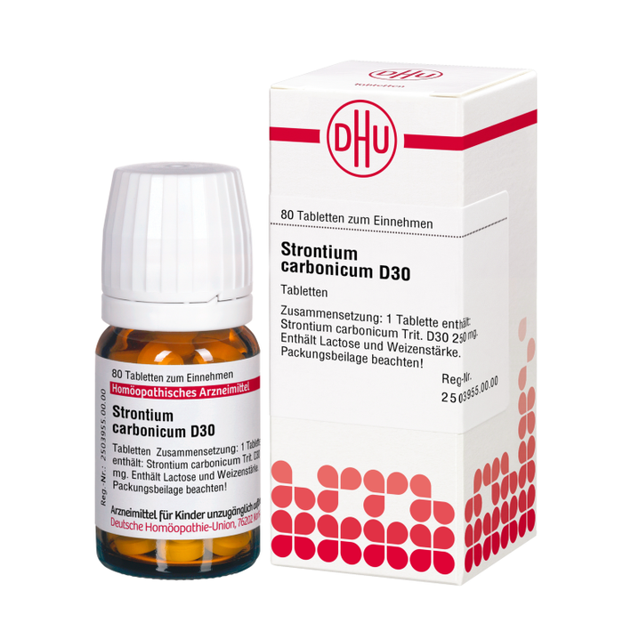 Strontium carbonicum D30 DHU Tabletten, 80 St. Tabletten