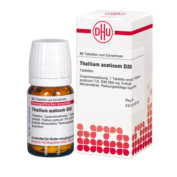 DHU Thallium aceticum D30 Tabletten, 80 pc Tablettes