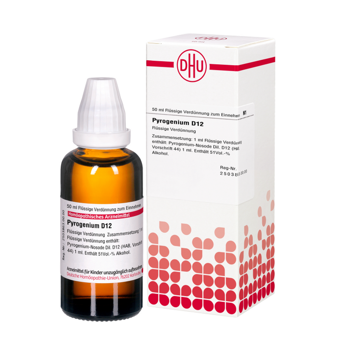 Pyrogenium D12 DHU Dilution, 50 ml Lösung