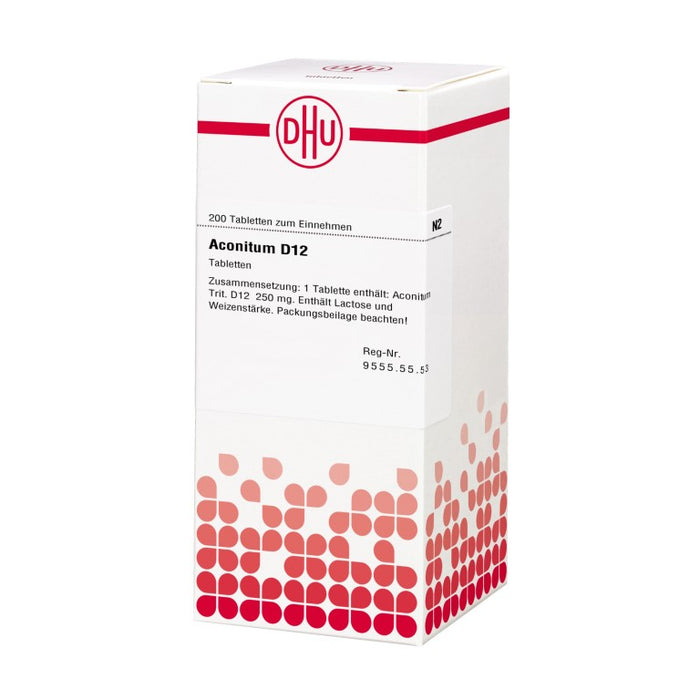 DHU Aconitum D12 Tabletten, 200 St. Tabletten