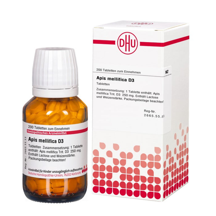 Apis mellifica D3 DHU Tabletten, 200 St. Tabletten