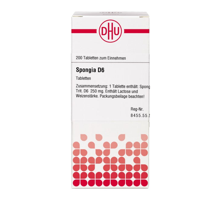 DHU Spongia D6 Tabletten, 200 St. Tabletten