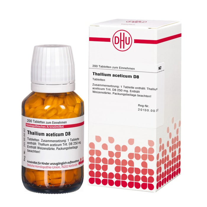 Thallium aceticum D8 DHU Tabletten, 200 St. Tabletten