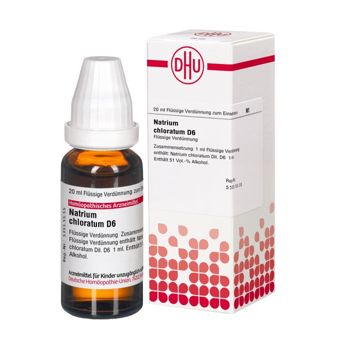 DHU Natrium chloratum D6 Dilution, 20 ml Lösung