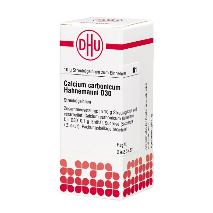 DHU Calcium carbonicum Hahnemanni D30 Streukügelchen, 10 g Globules