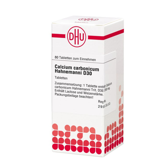 DHU Calcium carbonicum Hahnemanni D30 Tabletten, 80 pc Tablettes