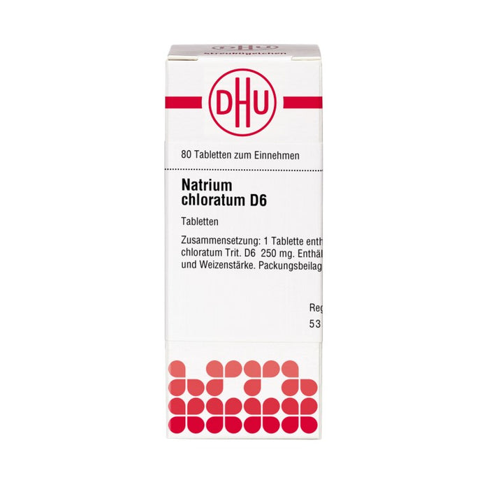 DHU Natrium chloratum D6 Tabletten, 80 St. Tabletten