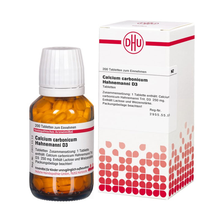 DHU Calcium carbonicum Hahnemanni D3 Tabletten, 200 St. Tabletten