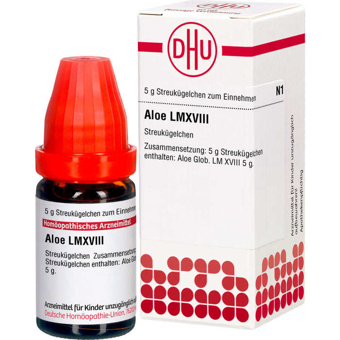 DHU Aloe LM XVIII Streukügelchen, 5 g Globules