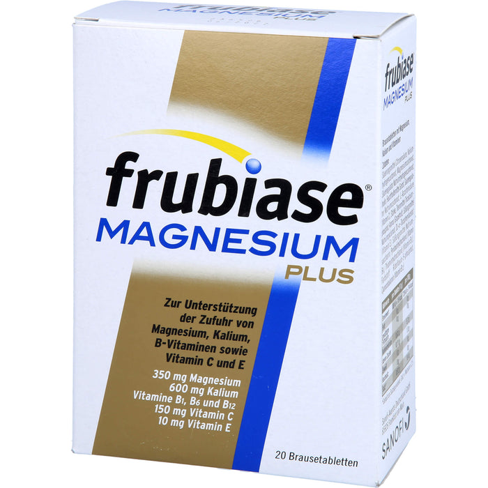 frubiase Magnesium plus Brausetabletten, 20 pc Tablettes