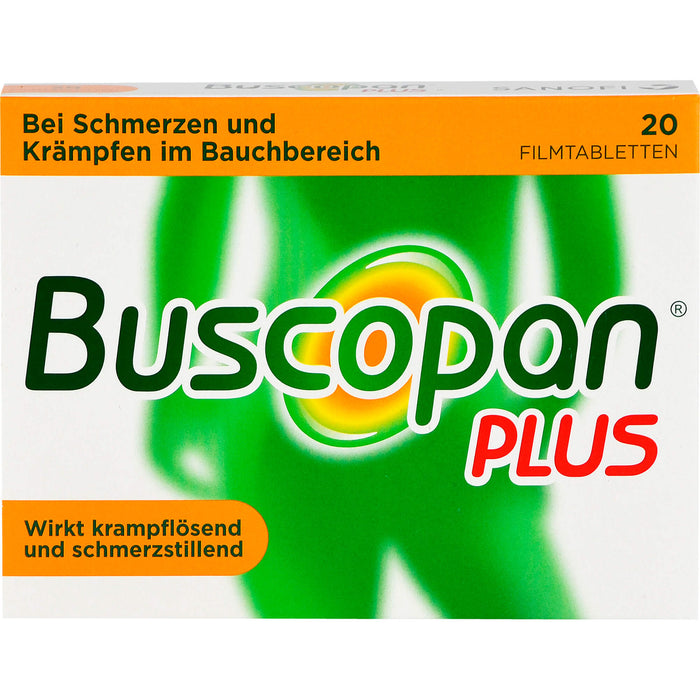 Buscopan plus Tabletten Reimport EMRAmed, 20 pc Tablettes