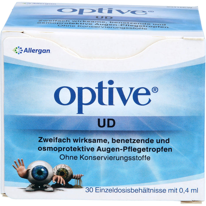 optive UD benetzende und feuchtigkeitsspendende Augentropfen, 30 pcs. Solution