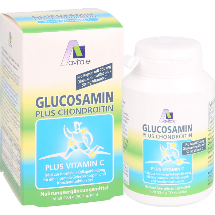 Glucosamin 750mg plus Chondroitin 100mg Kapseln, 90 pc Capsules