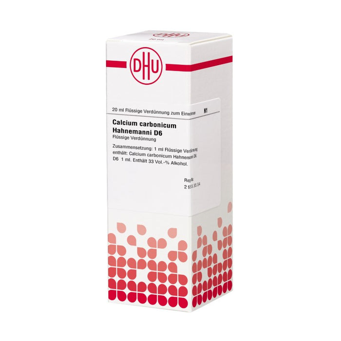 DHU Calcium carbonicum Hahnemanni D6 Dilution, 20 ml Lösung