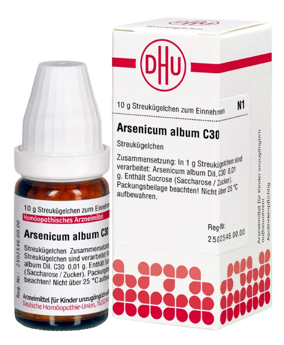 DHU Arsenicum album C30 Streukügelchen, 10 g Globuli