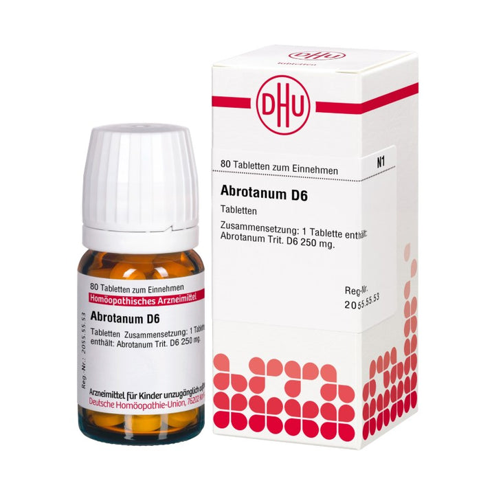 DHU Abrotanum D6 Tabletten, 80 pc Tablettes